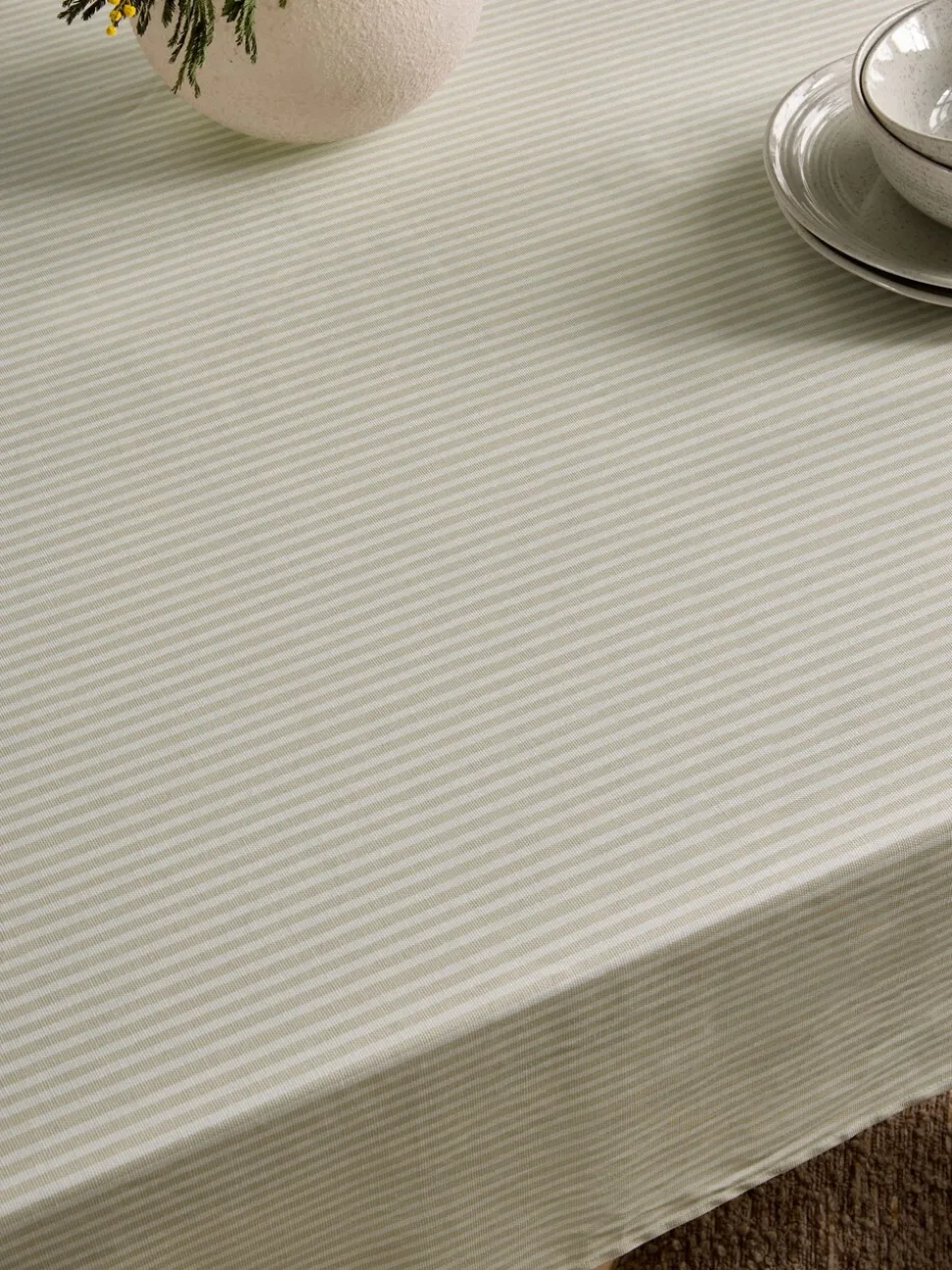 Bronx Stripe Wipe Clean Tablecloth