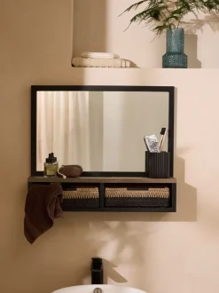 Bronx wandplank badkamer spiegel