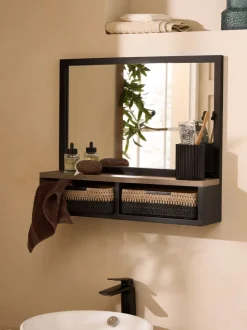 Bronx wandplank badkamer spiegel
