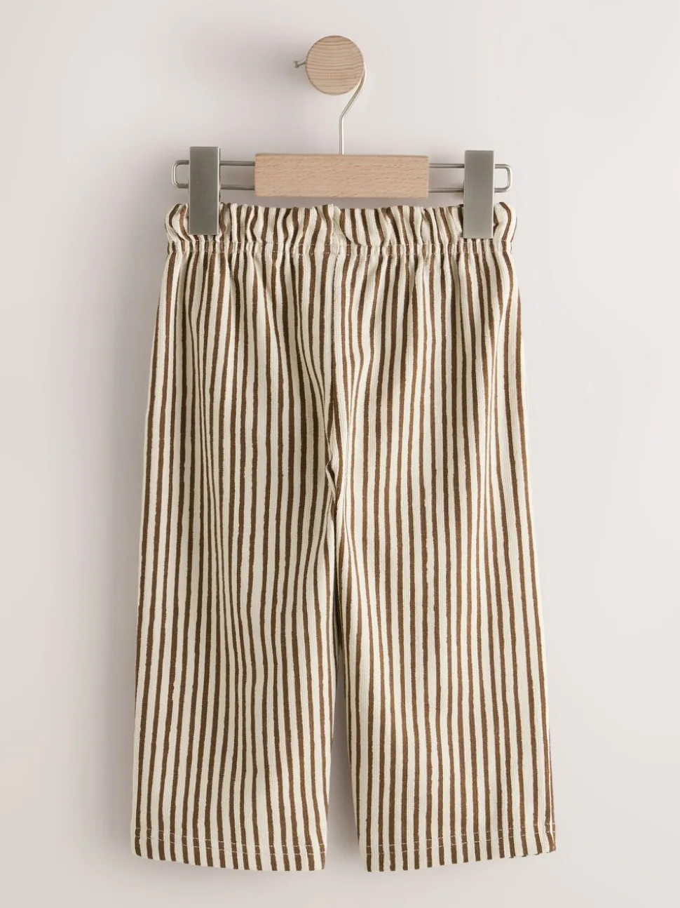 Brown & Ecru Stripe - Lightweight Joggers (3mths-7yrs)