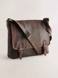 Bruin - 100% Leather Messenger Bag