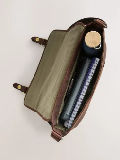 Bruin - 100% Leather Messenger Bag