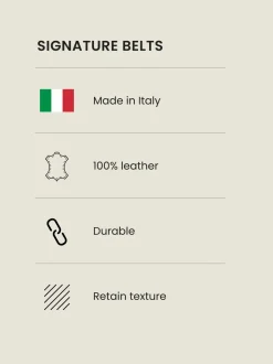 Bruin - 100% leather Signature Belt