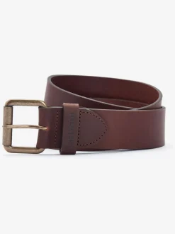 Bruin - Barbour® Allanton Leren Riem