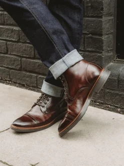 Bruin - Base London Plymouth Toe Cap Boot