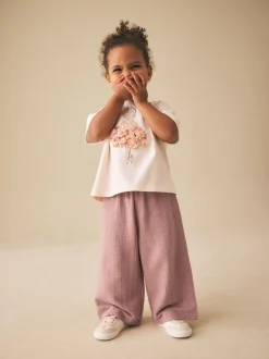 Bruin - Broek met wijde pijpen (3mnd -7jr)