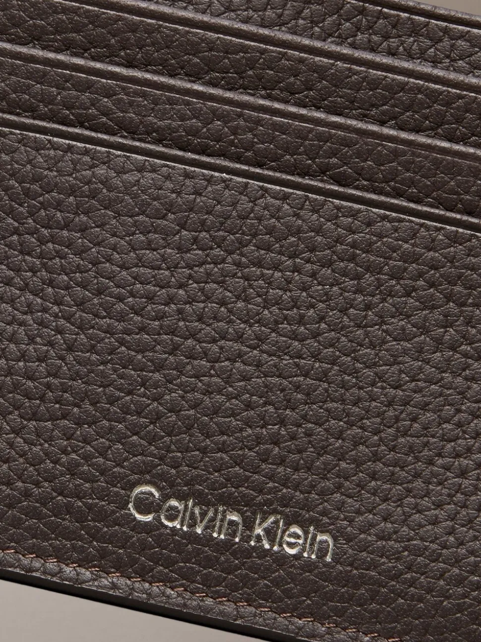 Bruin - Calvin Klein Foil Embossed Logo Card Holder