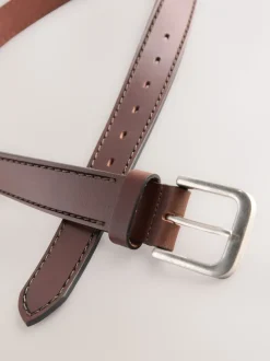 Bruin - Casual leren riem