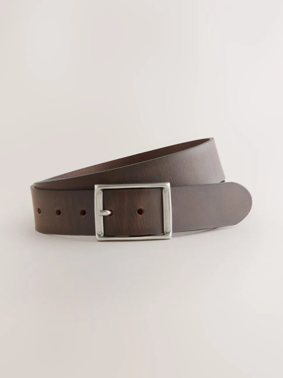 Bruin - Casual leren riem