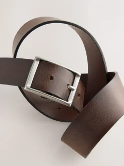 Bruin - Casual leren riem