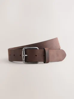 Bruin - Casual leren riem