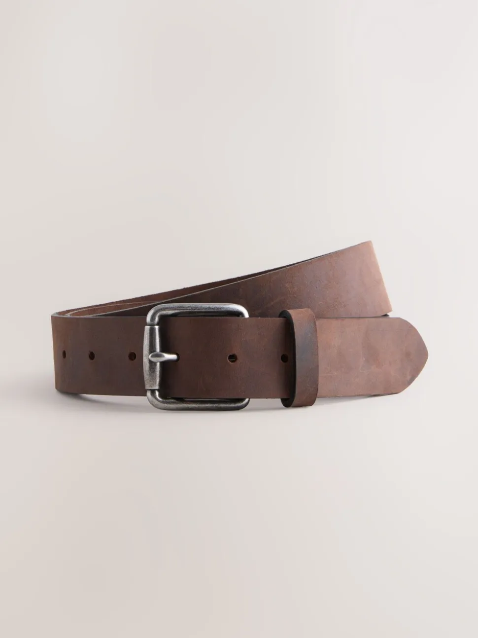 Bruin - Casual leren riem