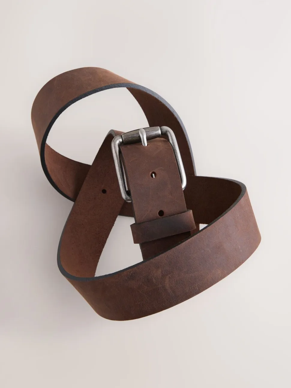 Bruin - Casual leren riem