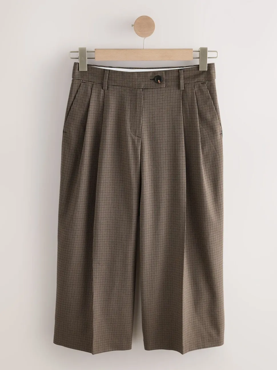 Bruin - Checked Tailored Culottes