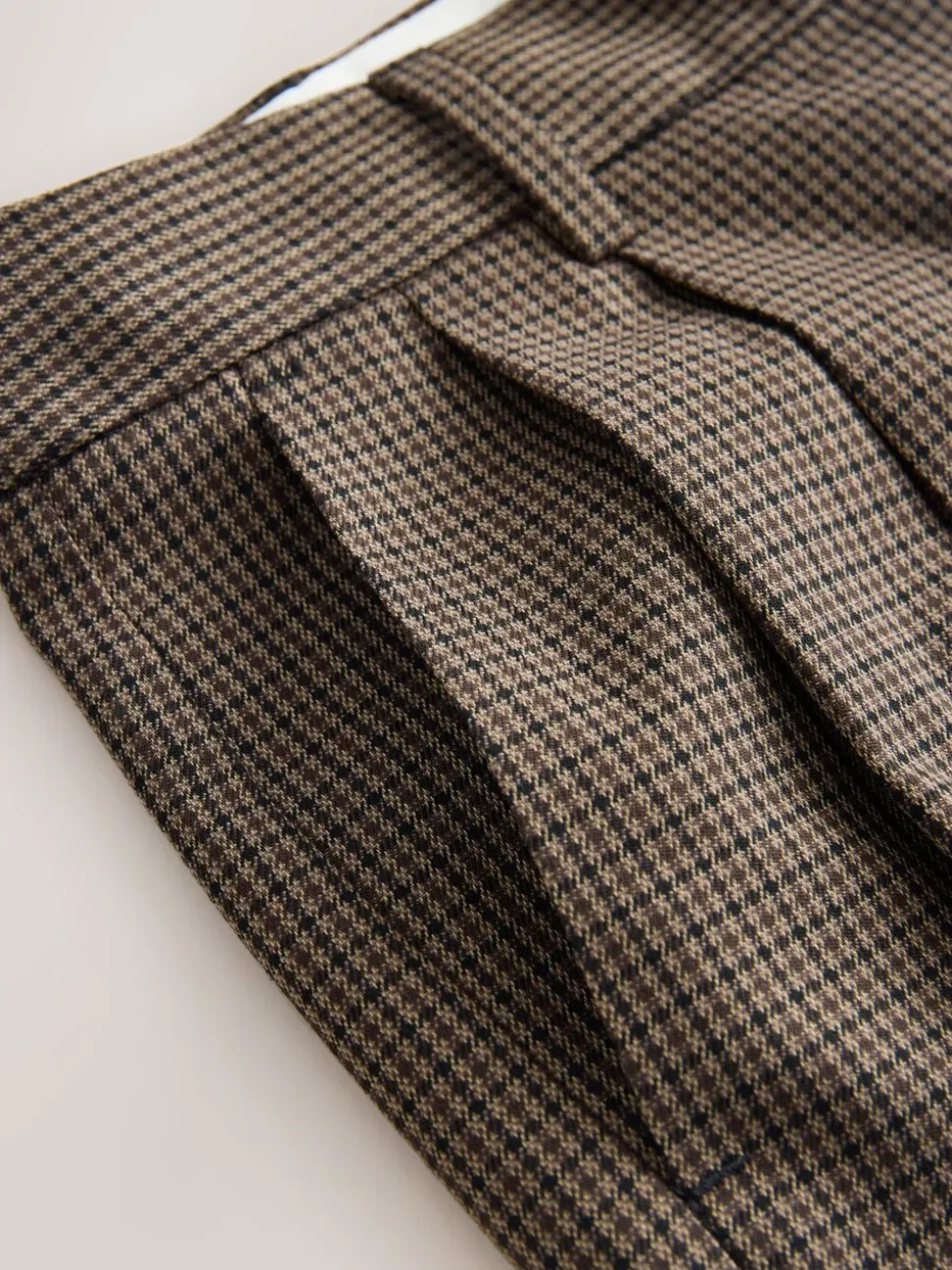 Bruin - Checked Tailored Culottes