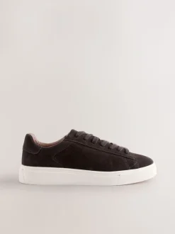 Bruin - Chic-casual lange sneakers