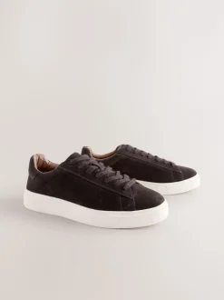 Bruin - Chic-casual lange sneakers