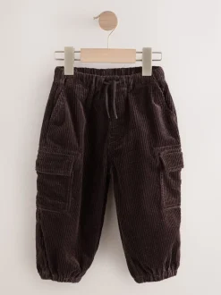 Bruin - Corduroy cargobroek (3 mnd-7 jr)