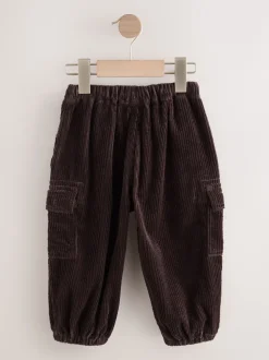 Bruin - Corduroy cargobroek (3 mnd-7 jr)