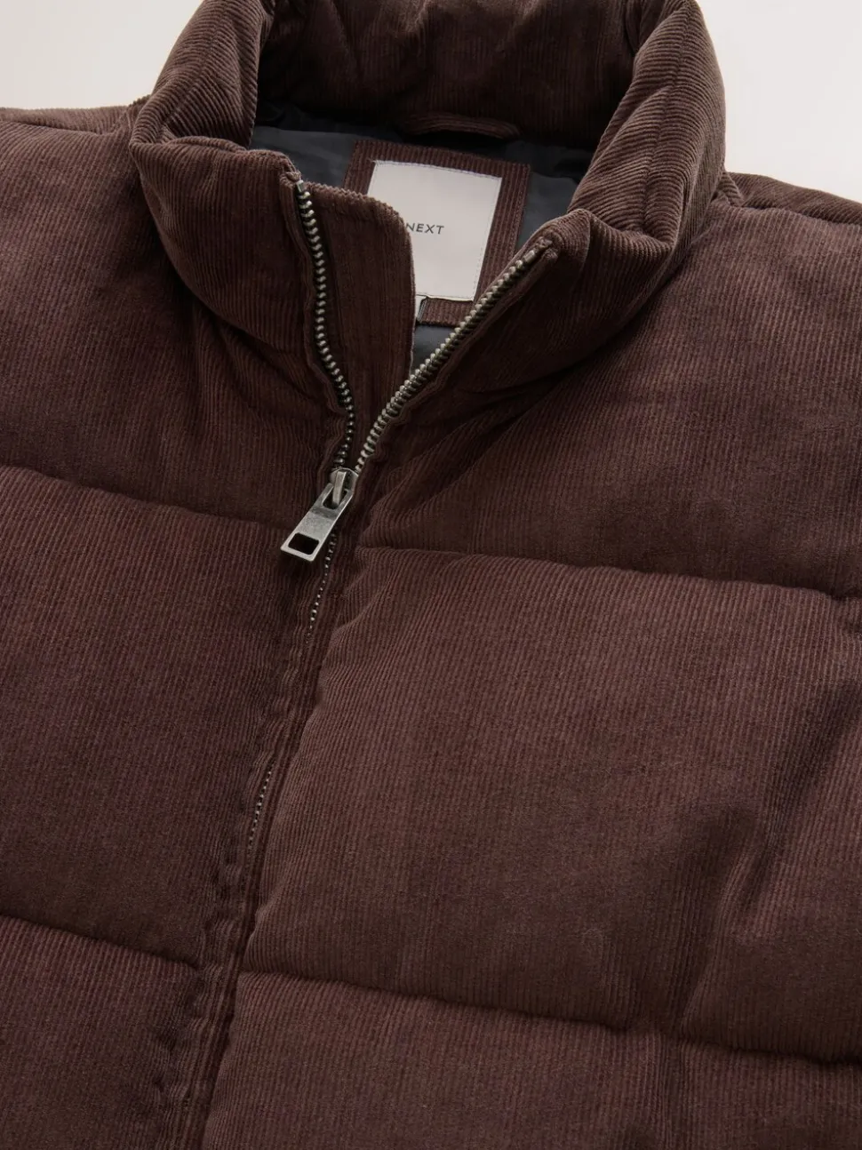 Bruin - Corduroy gewatteerde bodywarmer