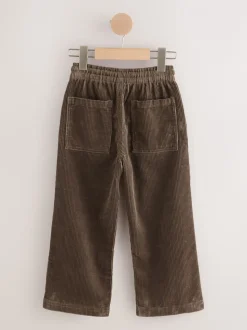 Bruin - Corduroy instapbroek (3-16jr)