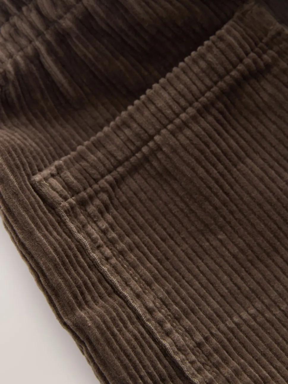 Bruin - Corduroy instapbroek (3-16jr)