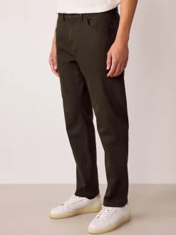 Bruin - Enkele - Slim fit klassieke stretchy jeans