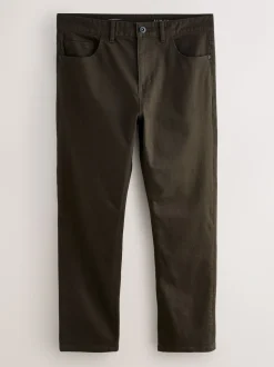 Bruin - Enkele - Slim fit klassieke stretchy jeans
