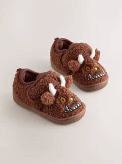 Bruin - Gruffalo pantoffels met antislip-zool