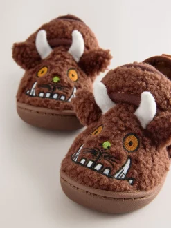 Bruin - Gruffalo pantoffels met antislip-zool