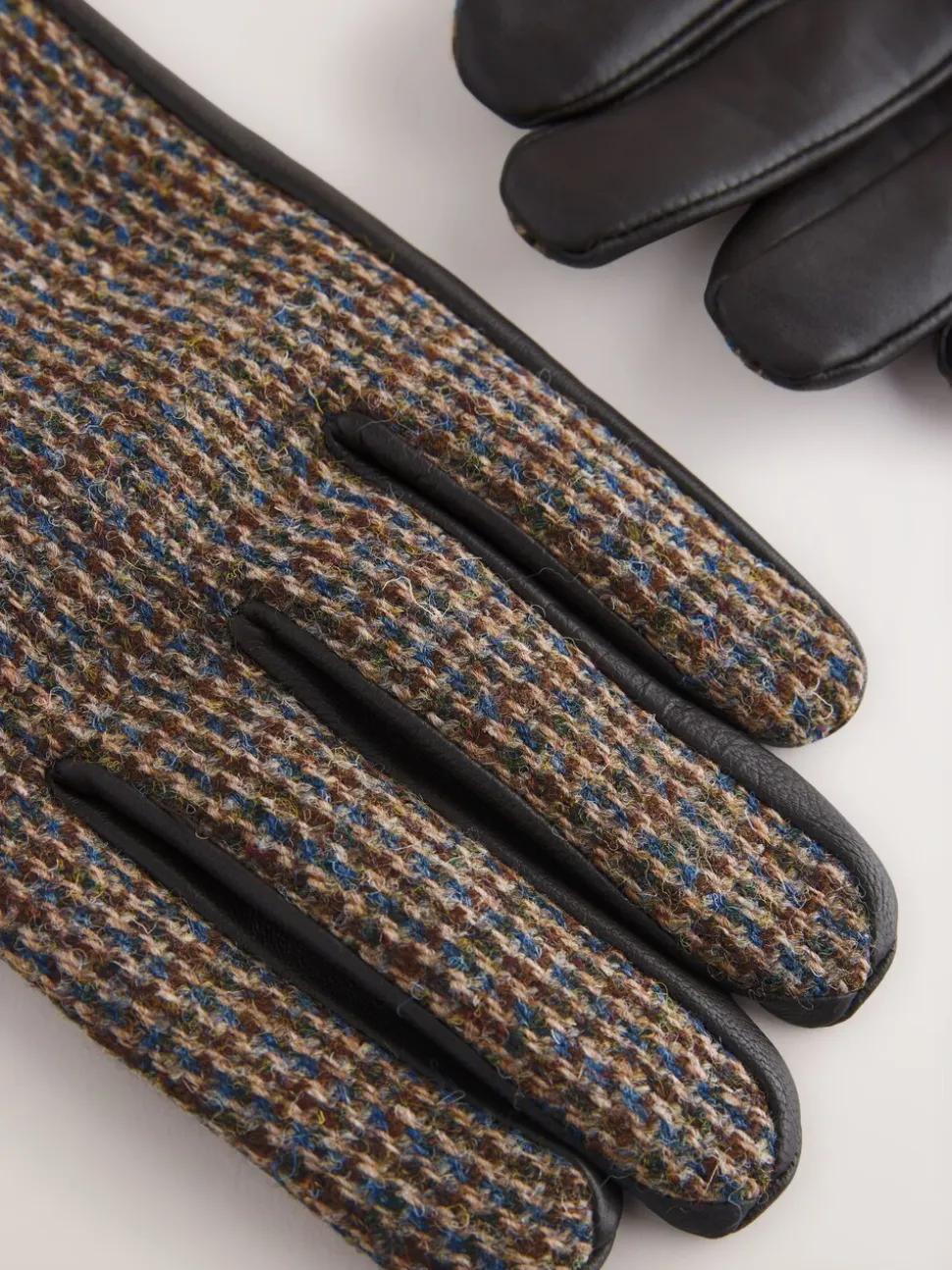 Bruin - Harris Tweed And Leather Gloves