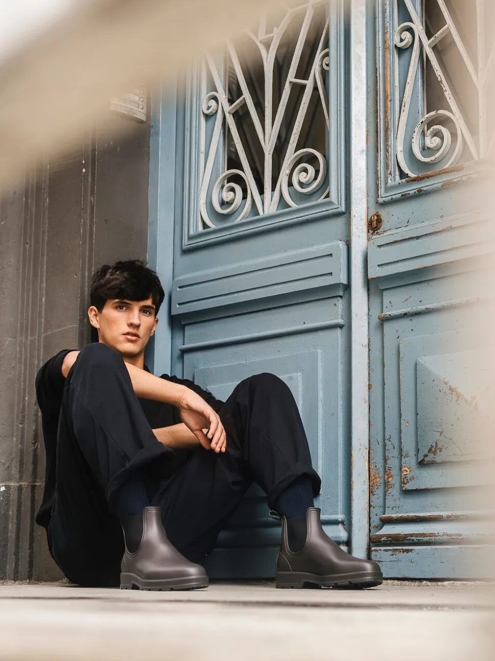 Bruin - Igor Oscar Ankle Black Wellies