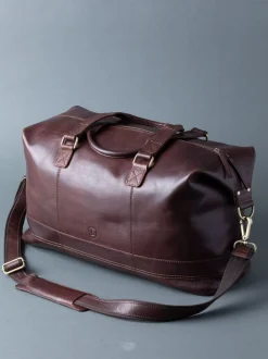 Bruin - Lakeland Leather Keswick weekendtas