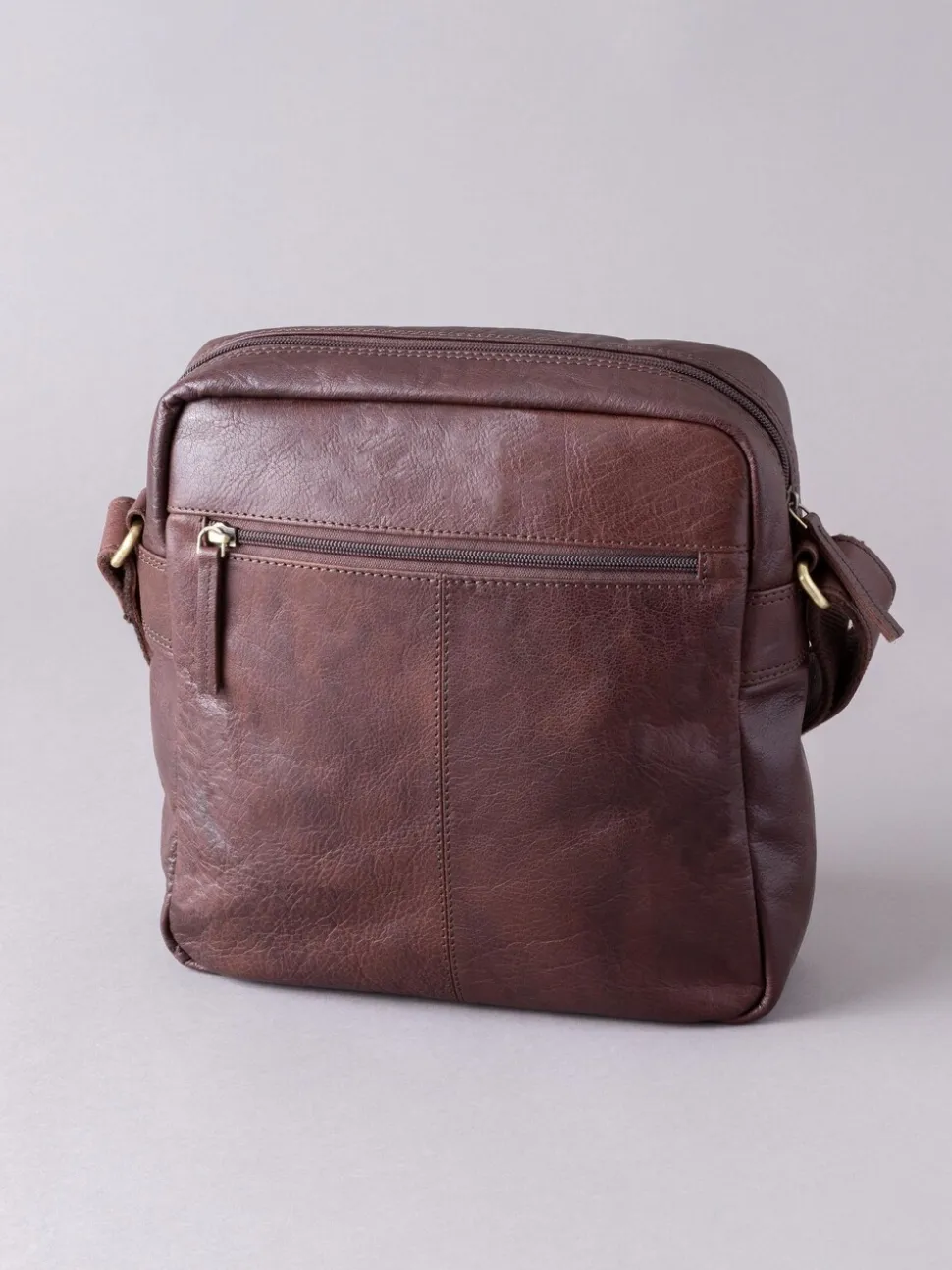 Bruin - Lakeland Leather kleine Keswick Messenger Bag