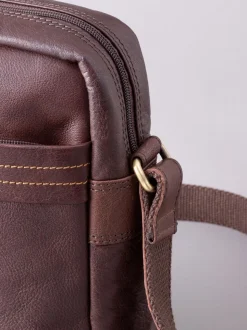 Bruin - Lakeland Leather kleine Keswick Messenger Bag