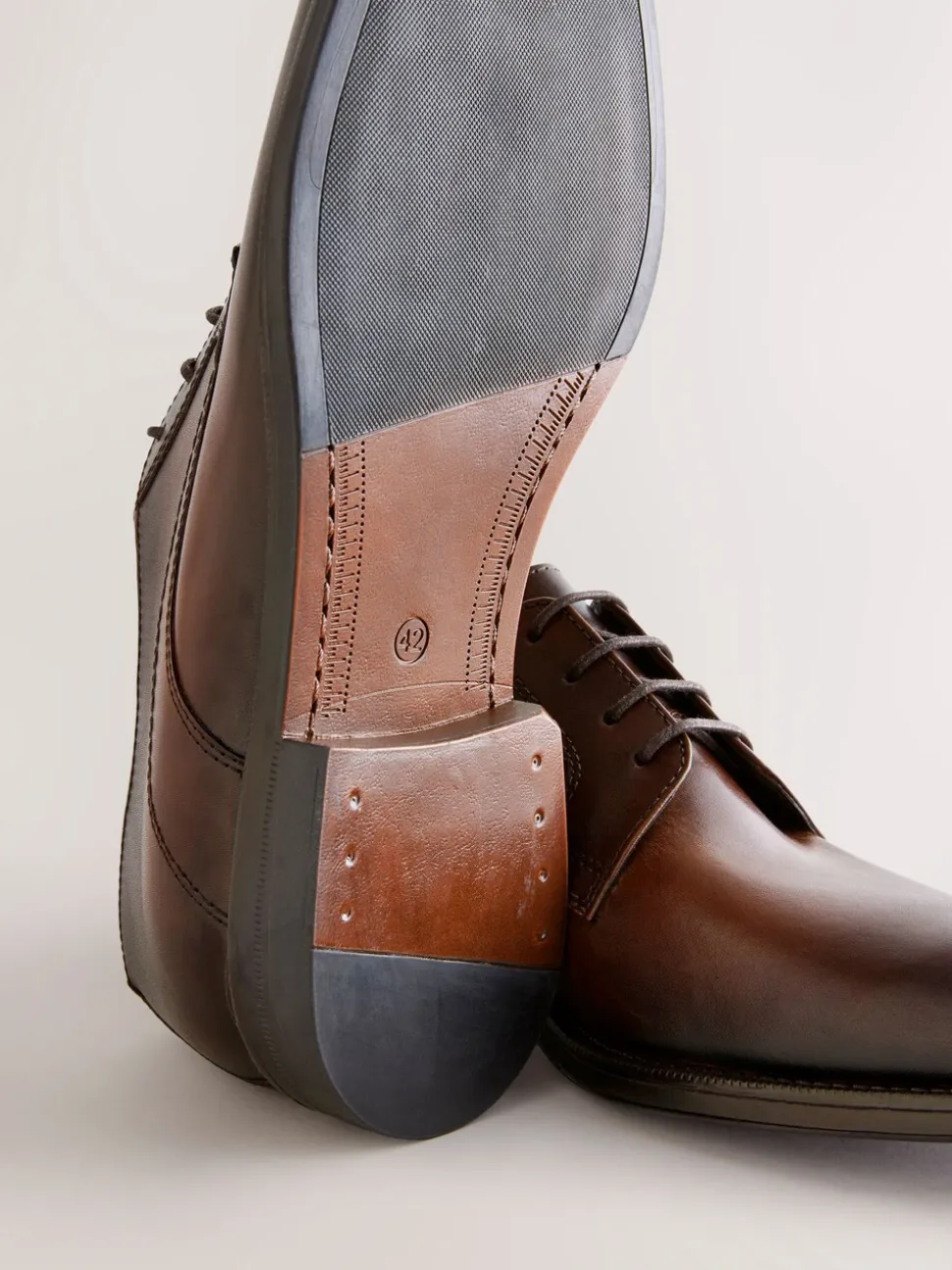 Bruin - Leren Derby schoenen
