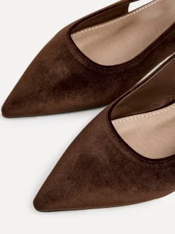 Bruin - Linzi Clasica Low Heeled Slingback Courts