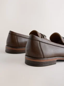 Bruin - Loafers van lusjesstof
