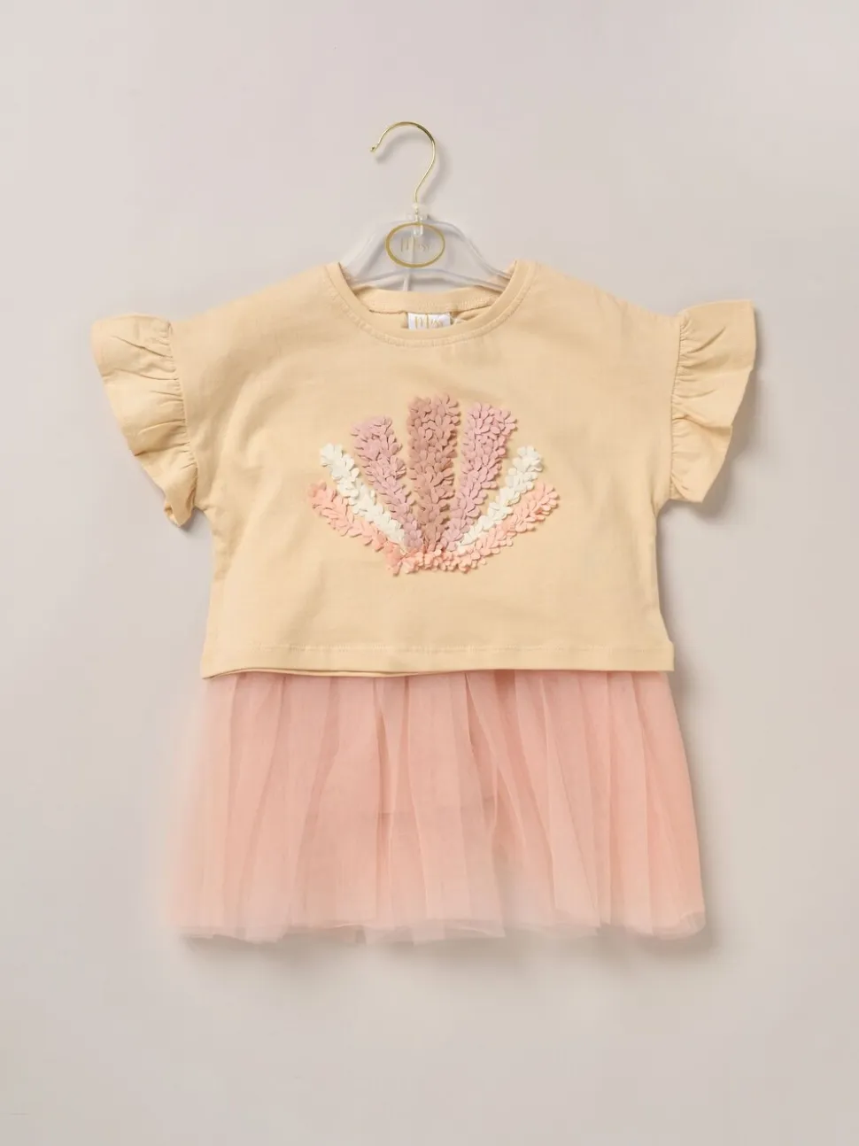 Bruin - Miss Cropped Printed T-Shirt and Skirt Outfit Set