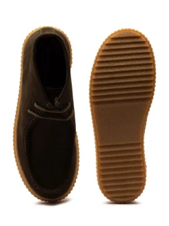 Bruin - Off The Hook Bolan suède leren Vetersluiting casual Boots