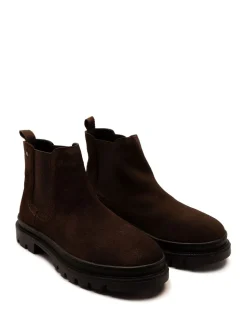Bruin - Off The Hook Harrison Suede Leather Formal Chelsea Boots