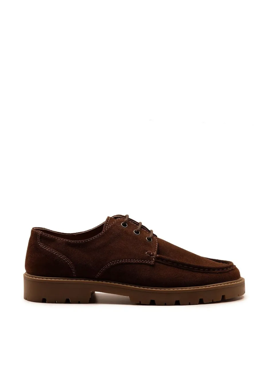 Bruin - Off The Hook Harvey Suede Leather Casual Lace-Up Boat Shoes