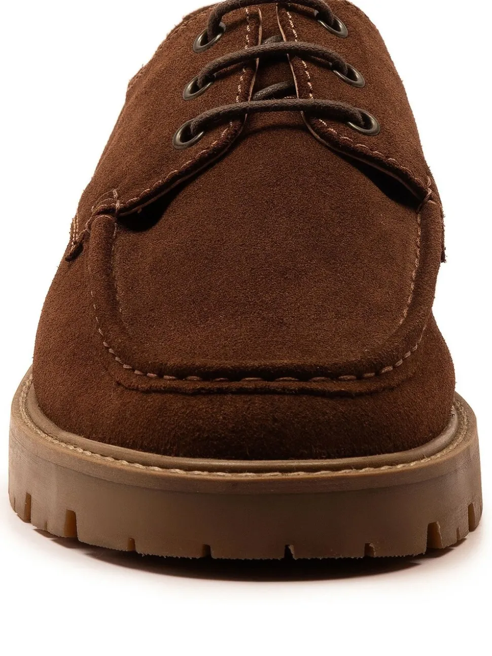 Bruin - Off The Hook Harvey Suede Leather Casual Lace-Up Boat Shoes