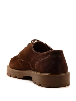 Bruin - Off The Hook Harvey Suede Leather Casual Lace-Up Boat Shoes