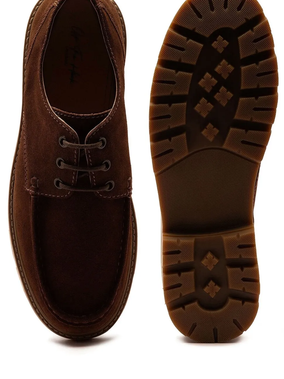 Bruin - Off The Hook Harvey Suede Leather Casual Lace-Up Boat Shoes