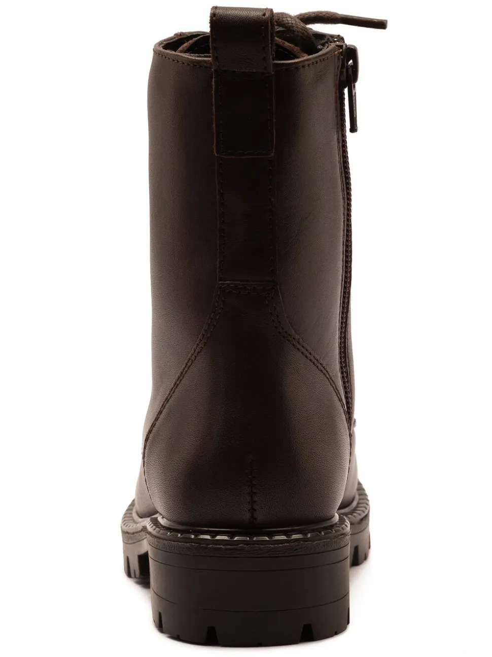 Bruin - Off The Hook Nala Chunky Leather Lace-Up Combat Ankle Boots