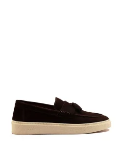 Bruin - Off The Hook Rory Suede Tassel Loafers with Flat Sole
