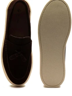 Bruin - Off The Hook Rory Suede Tassel Loafers with Flat Sole