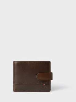 Bruin - Osprey London - The London bruine leren portemonnee