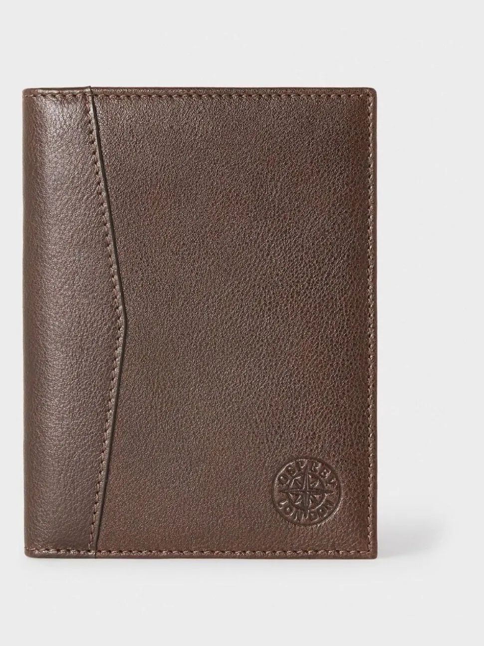 Bruin - Osprey London - The Compass leren paspoorthouder